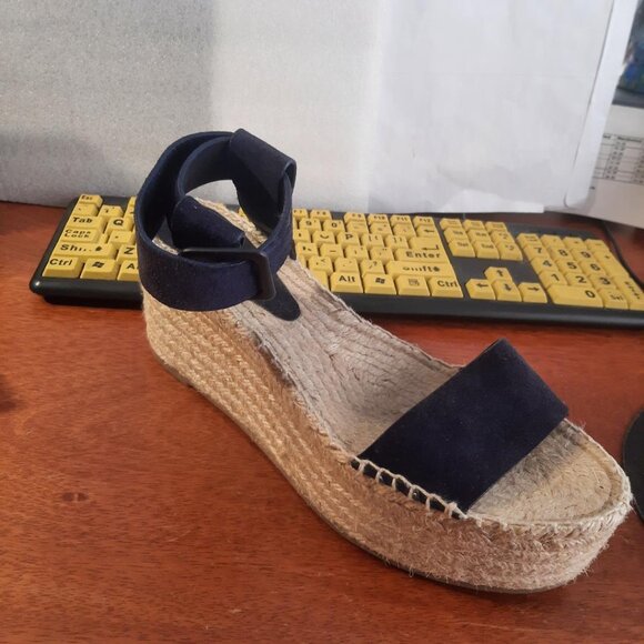 Barbour - Sandali espadrilles marroni con fascette in pelle-Marrone